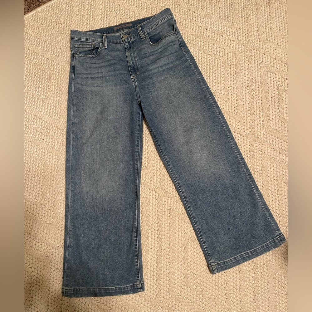 Joes wide leg cropped denim